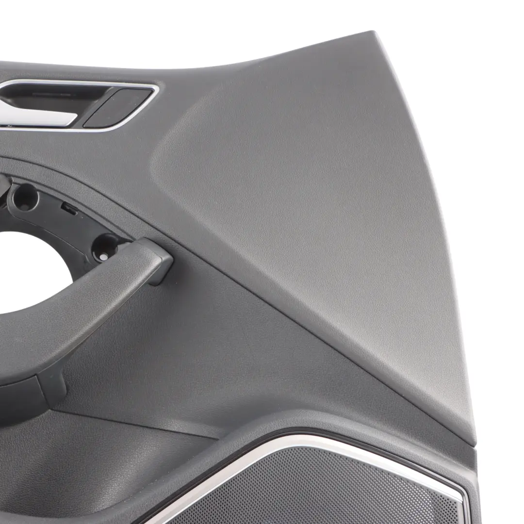 Door Card Cloth Trim Panel Speaker Cover Front Left N/S to Audi A3 S3 8V with Part number 8V5867103D Audi A3 S3 8V Door Card Cloth Trim Panel Speaker Cover Front Left N/S - SKU 8V5867103D - Part number 8V5867103D