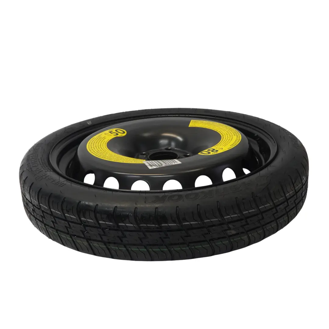 Roue secours acier pour Pneu Hankook 125/70 R19 ET:22 4J pour Audi A5 F5 à propos du numéro de pièce 8W0601027C Audi A5 F5 Roue secours acier pour Pneu Hankook 125/70 R19 ET:22 4J - SKU 8W0601027C - Numéro de pièce 8W0601027C