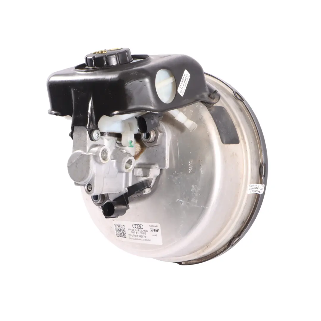 frenado servofreno gasolina cilindro maestro refuerzo para Audi A5 F5 con número de pieza 8W0612103G Audi A5 F5 frenado servofreno gasolina cilindro maestro refuerzo - SKU 8W0612103G - Número de pieza 8W0612103G