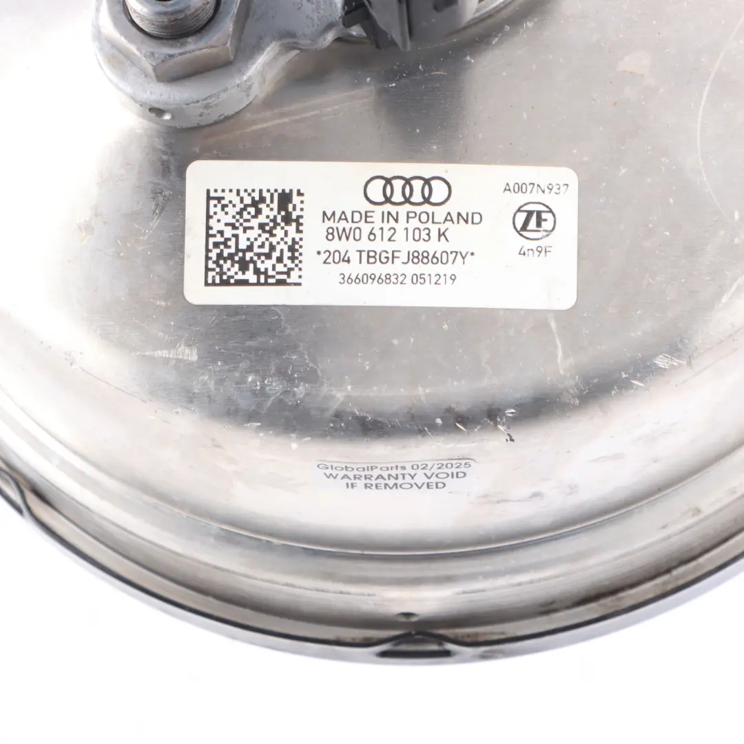 Servofreno Audi A4 B9 A5 F5 Unità Frenante Cilindro Maestro Booster 8W0612107 per con numero di parte 8W0612103K Servofreno Audi A4 B9 A5 F5 Unità Frenante Cilindro Maestro Booster 8W0612107 - SKU 8W0612103K - Numero di parte 8W0612103K