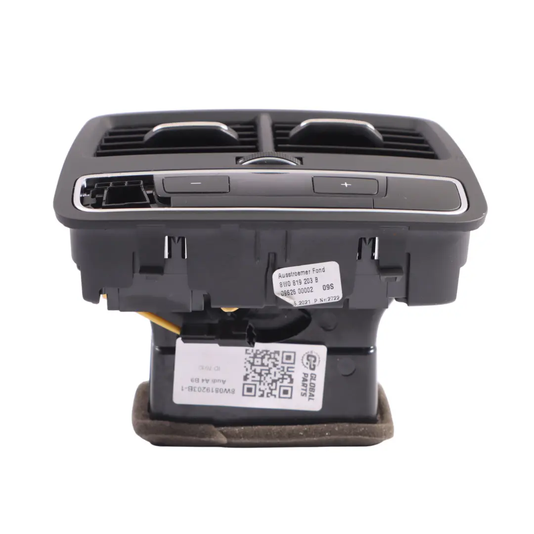 Centre Console Fresh Air Vent Grille Nozzle Trim to Audi A4 B9 Rear with Part number 8W0819203B Audi A4 B9 Rear Centre Console Fresh Air Vent Grille Nozzle Trim - SKU 8W0819203B-1 - Part number 8W0819203B