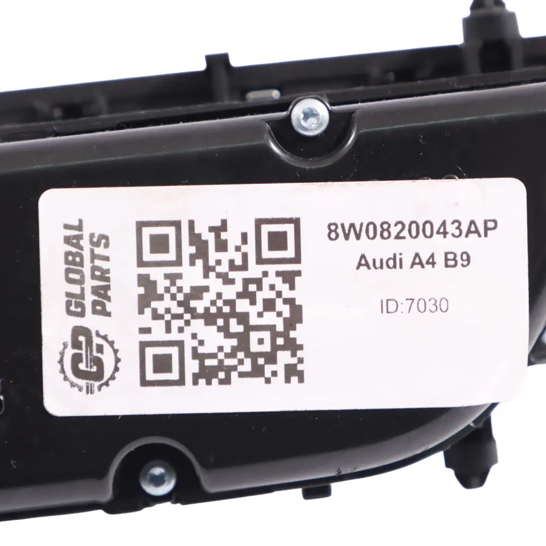 Audi A4 B9 Automático Aire Acondicionado Climatizador Panel Control - SKU 8W0820043AP - Número de pieza 8W0820043AP
