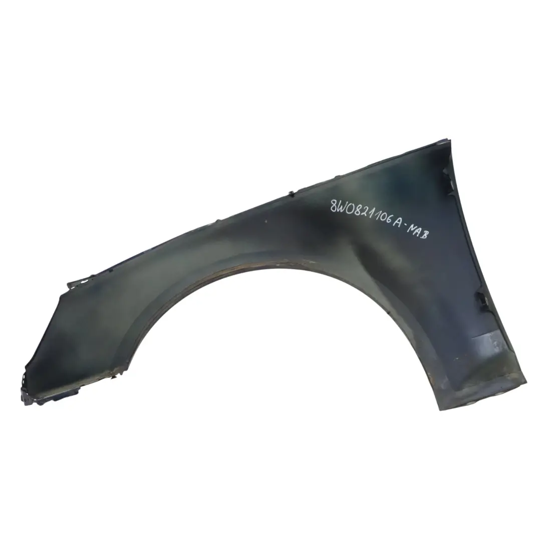 Audi A4 B9 Side Panel Front Right O/S Wing Fender Navara Blue Metallic - H5X - SKU 8W0821106A-NAB - Part number 8W0821106A
