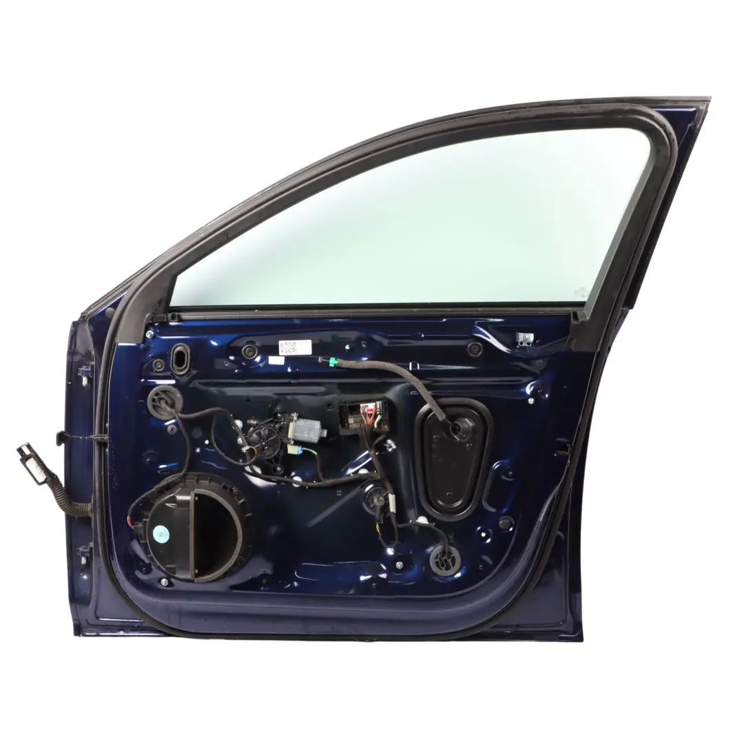 Door Front Right O/S Covering Panel Navarra Blue Metallic - X5H to Audi A4 B9 with Part number 8W0831052 Audi A4 B9 Door Front Right O/S Covering Panel Navarra Blue Metallic - X5H - SKU 8W0831052-NAB - Part number 8W0831052