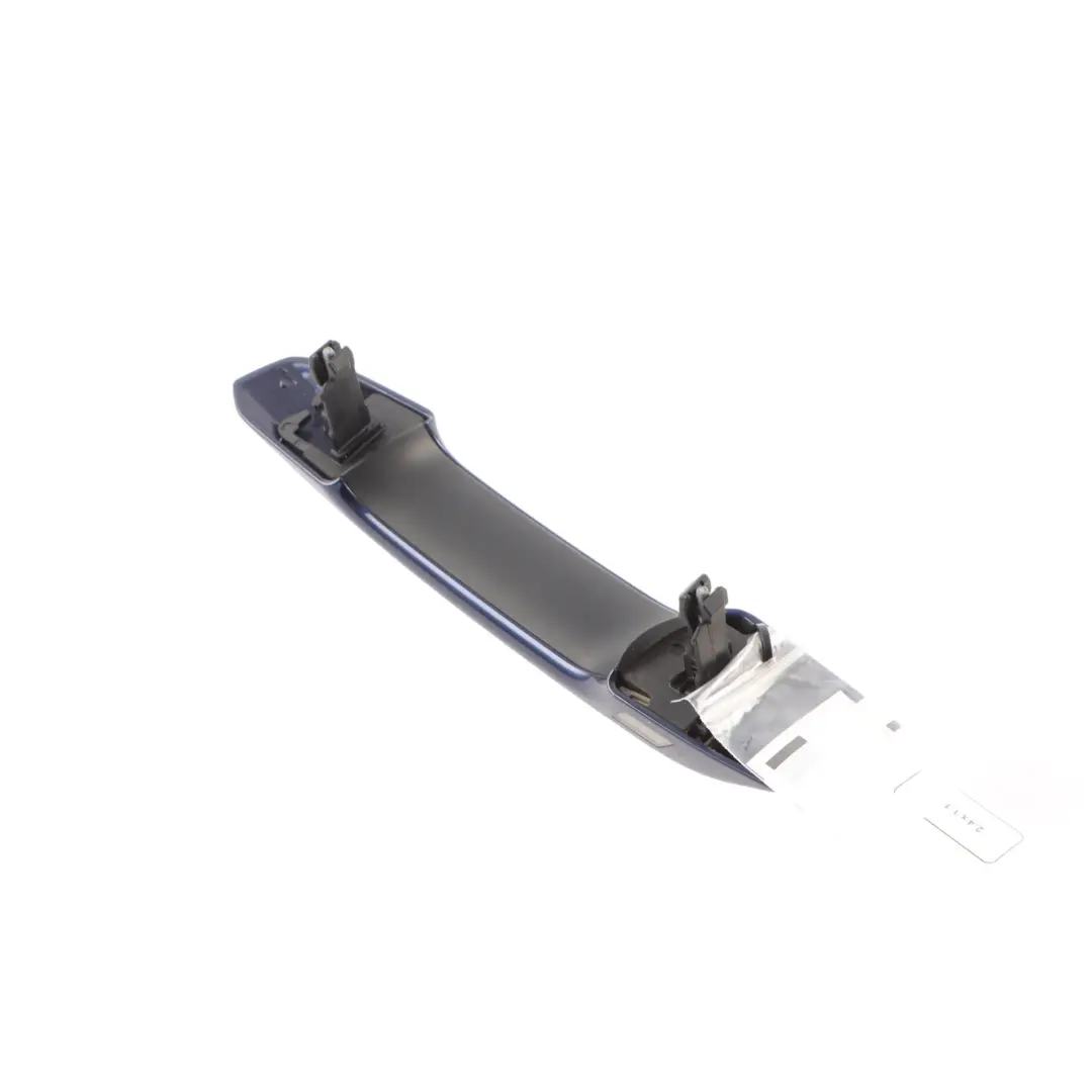 Audi A4 B9 A5 F5 Rear Door Handle Outside Grab Right O/S Navarra Blue - H5X - SKU 8W0837240-NAB - Part number 8W0837240
