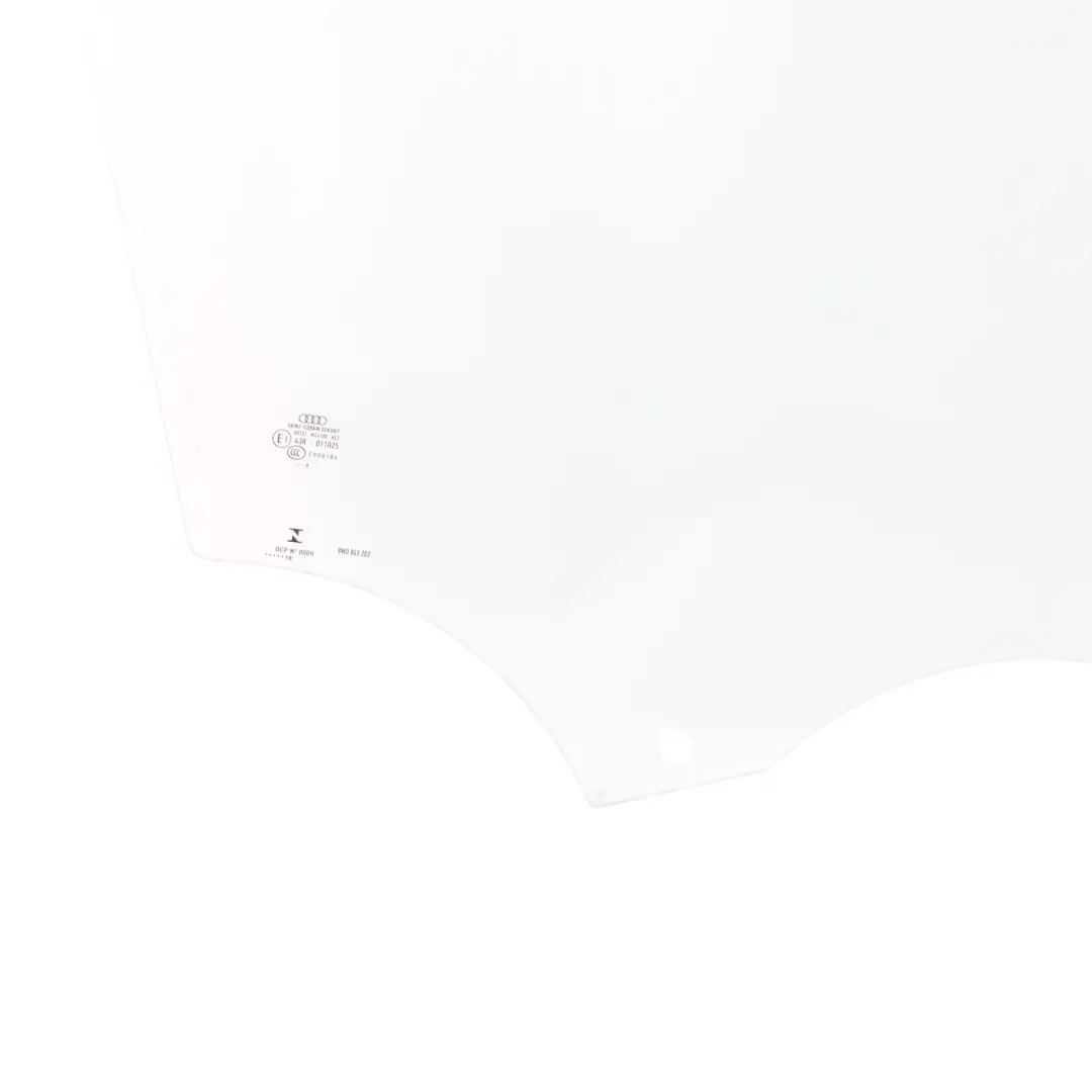 Front Door Side Window Glass Right O/S AS2 to Audi S4 B9 with Part number 8W0845202 Audi S4 B9 Front Door Side Window Glass Right O/S AS2 - SKU 8W0845202 - Part number 8W0845202