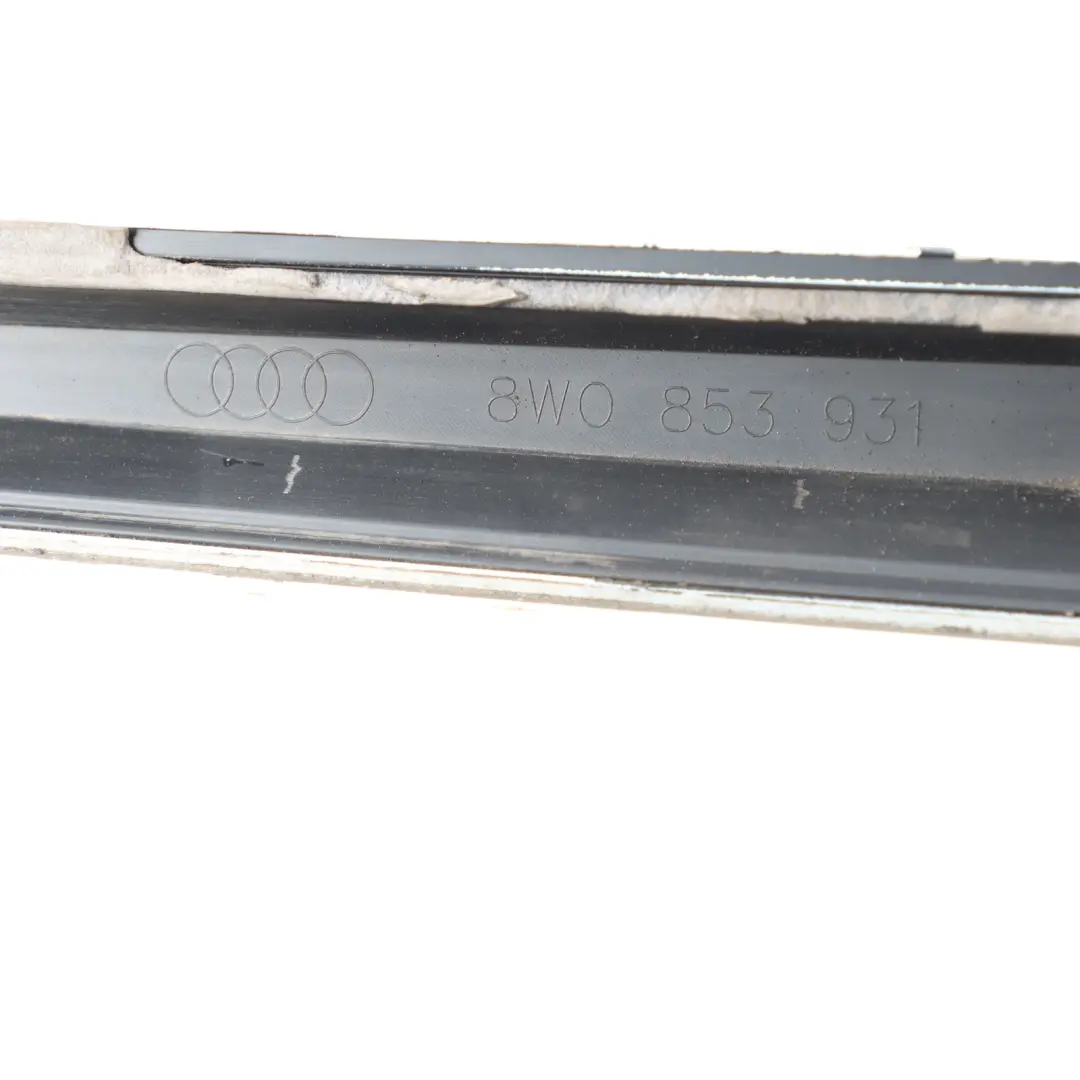 Side Skirt Protection Strip Left N/S Ibis White - Y9C to Audi A4 S4 B9 with Part number 8W0853931 Audi A4 S4 B9 Side Skirt Protection Strip Left N/S Ibis White - Y9C - SKU 8W0853931-IWH - Part number 8W0853931