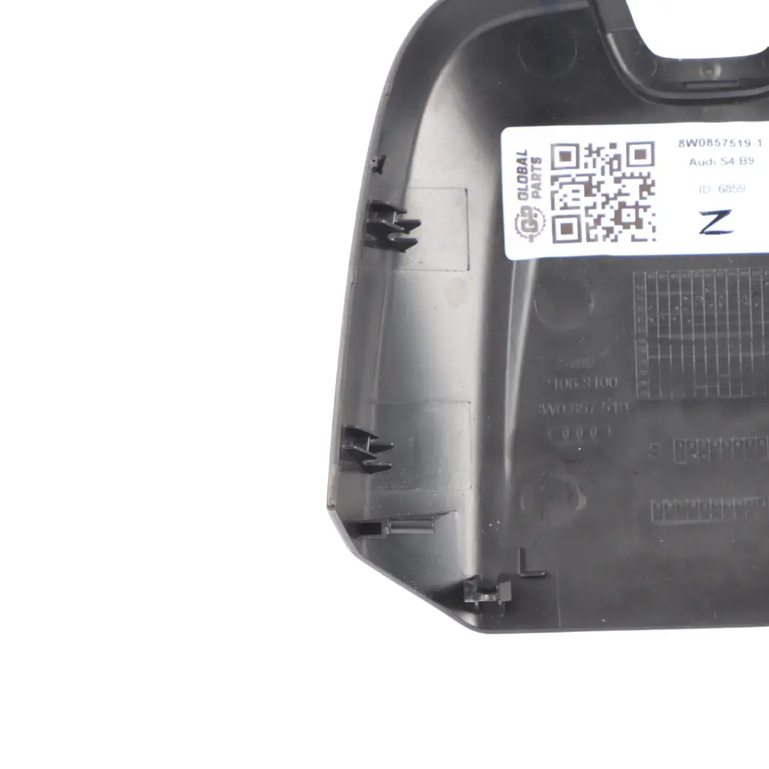 Interior Rear View Mirror Surround Trim Cover Panel to Audi A4 B9 with Part number 8W0857519 Audi A4 B9 Interior Rear View Mirror Surround Trim Cover Panel - SKU 8W0857519-1 - Part number 8W0857519