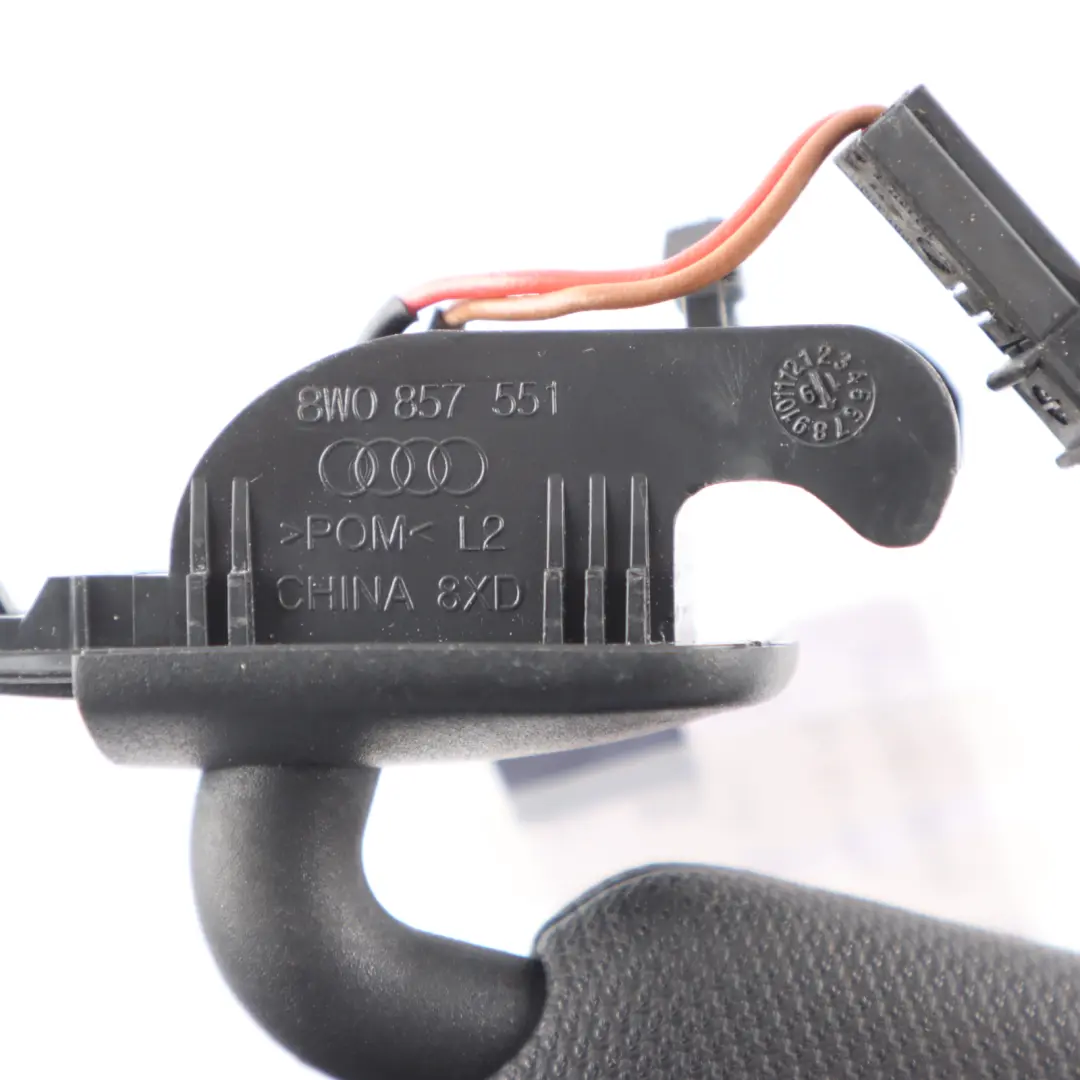 Audi A4 B9 A5 F5 Pare Soleil Gauche Blende Noir - SKU 8W0857551AB-1 - Numéro de pièce 8W0857551AB