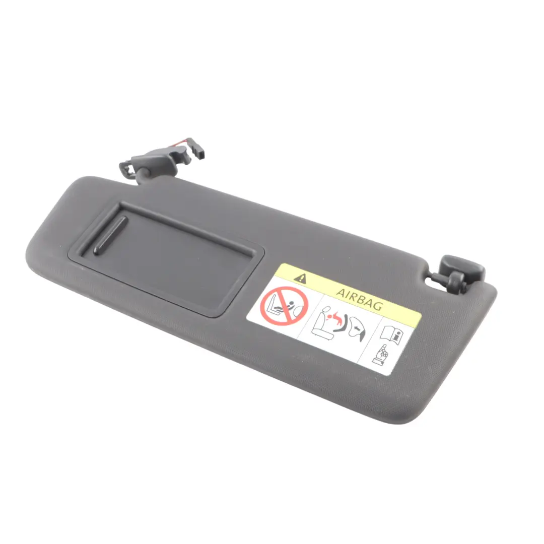 Parasole Blende Specchio Parasole Sinistro Nero per Audi A4 B9 A5 F5 con numero di parte 8W0857551AB Audi A4 B9 A5 F5 Parasole Blende Specchio Parasole Sinistro Nero - SKU 8W0857551AB-1 - Numero di parte 8W0857551AB