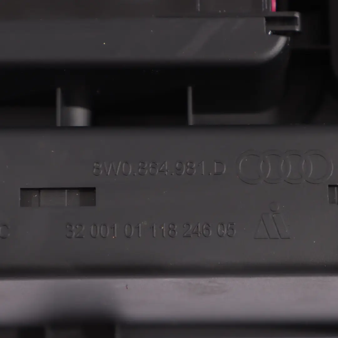 Console Centrale Cendrier Compartiment De Rangement Noir pour Audi A5 F5 à propos du numéro de pièce 8W0864981D Audi A5 F5 Console Centrale Cendrier Compartiment De Rangement Noir - SKU 8W0864981D - Numéro de pièce 8W0864981D