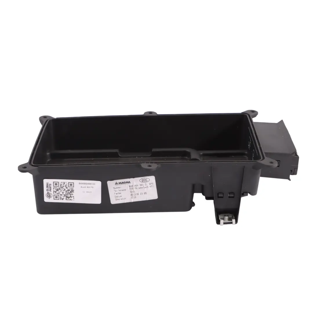 Audi A5 F5 Console Centrale Cendrier Compartiment De Rangement Noir - SKU 8W0864981D - Numéro de pièce 8W0864981D