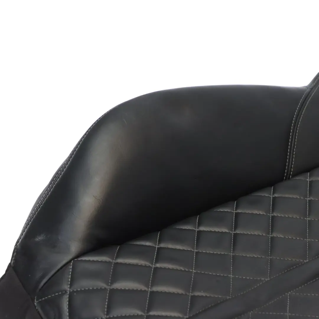 Sedile Anteriore Riscaldato Rivestimento Nero Sinistro Schienale per Audi A4 S4 B9 con numero di parte 8W0881775E Audi A4 S4 B9 Sedile Anteriore Riscaldato Rivestimento Nero Sinistro Schienale - SKU 8W6881805BJ - Numero di parte 8W0881775E