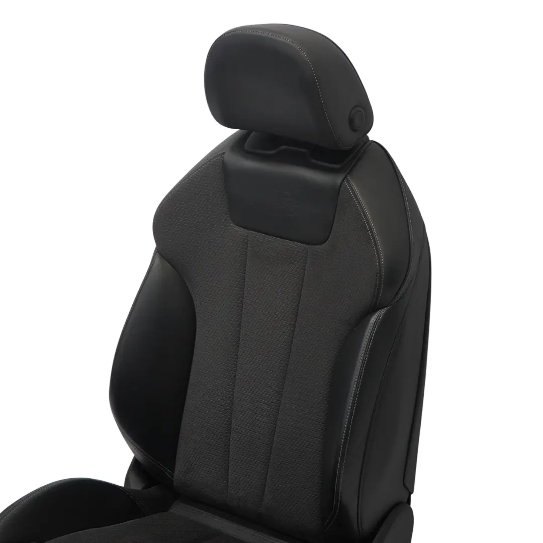 Audi A5 F5 Sportsitz Vorne Links Beheizt Halbleder Soul Schwarz Grau - SKU 8W0881805P - Teilenummer 8W0881805P