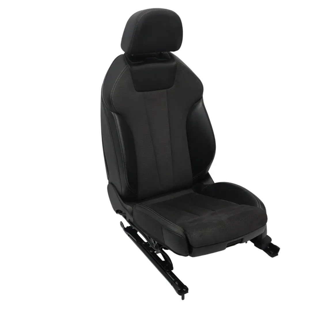 Audi A5 F5 Sportsitz Vorne Links Beheizt Halbleder Soul Schwarz Grau - SKU 8W0881805P - Teilenummer 8W0881805P