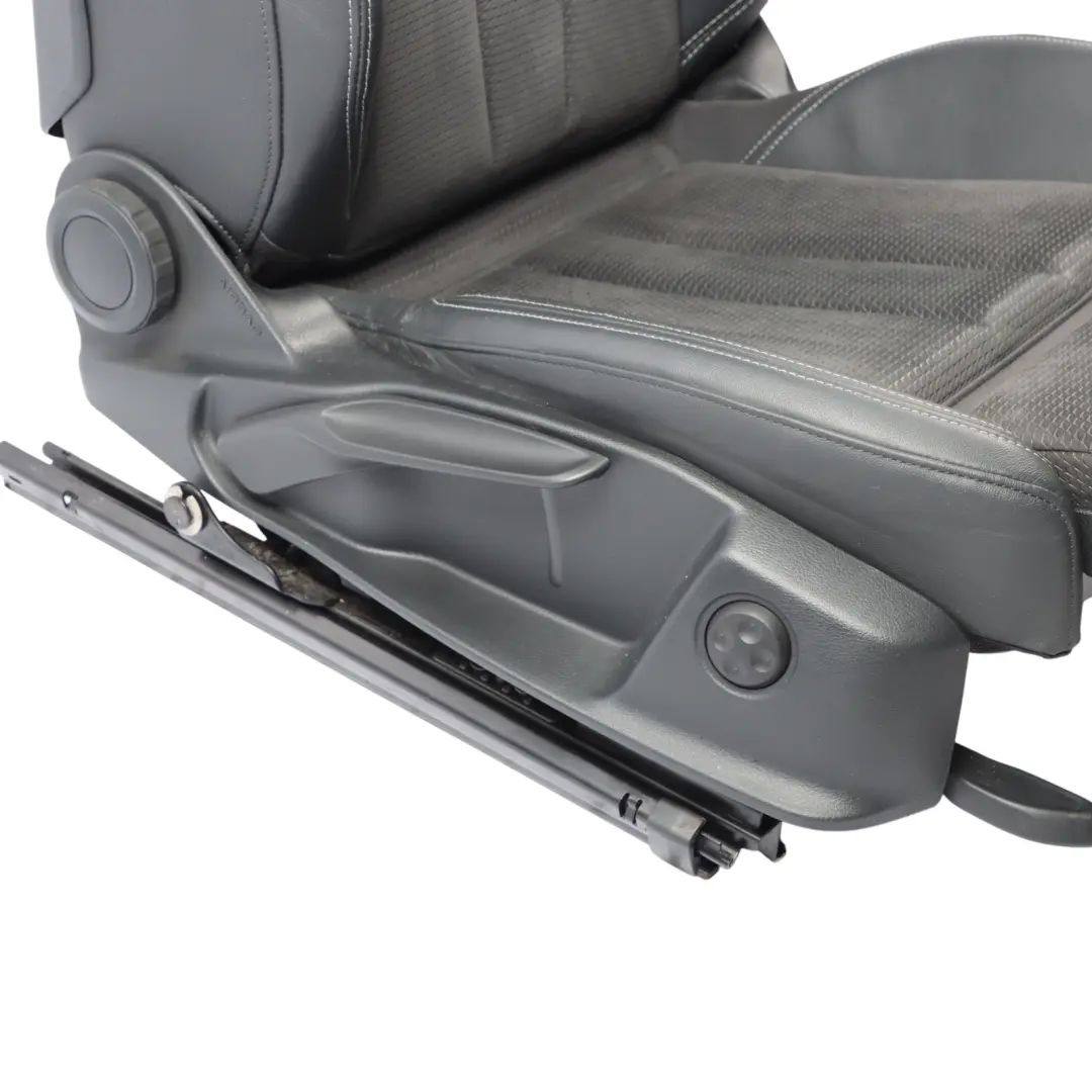 Audi A5 F5 Sport Seat Front Right O/S S-Line Heated Alcantara Leather Black Grey - SKU 8W0881806P-1 - Part number 8W0881806P