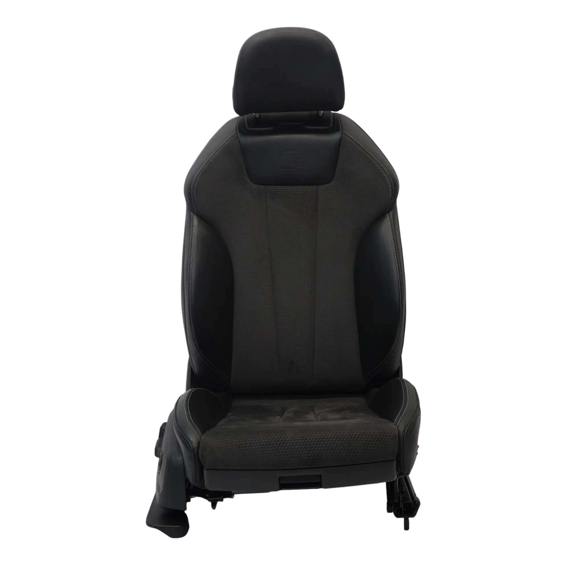Audi A5 F5 Sport Seat anteriore destro riscaldato eletrico mezza pelle Soul nero