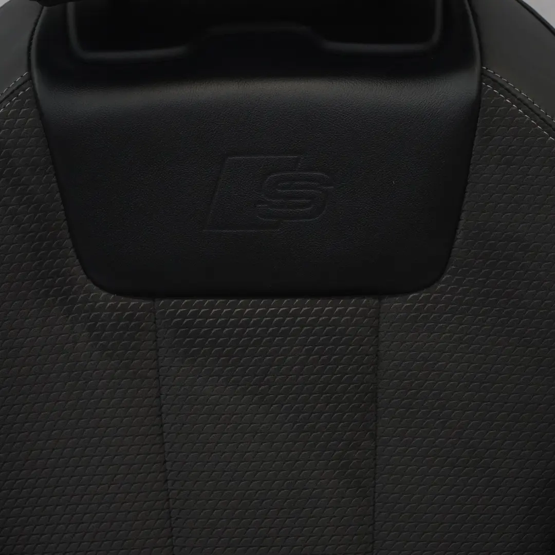 Audi A5 F5 Siège Sport Avant Droit chauffant électrique demi-cuir Soul Noir - SKU 8W0881806P - Numéro de pièce 8W0881806P
