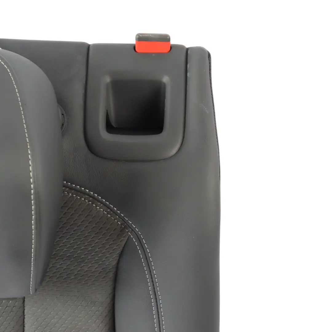 Audi A4 B9 8W A5 F5 Seat Backrest Cover Left N/S Leather Alcantara Black Grey - SKU 8W0885805K - Part number 8W0885805K
