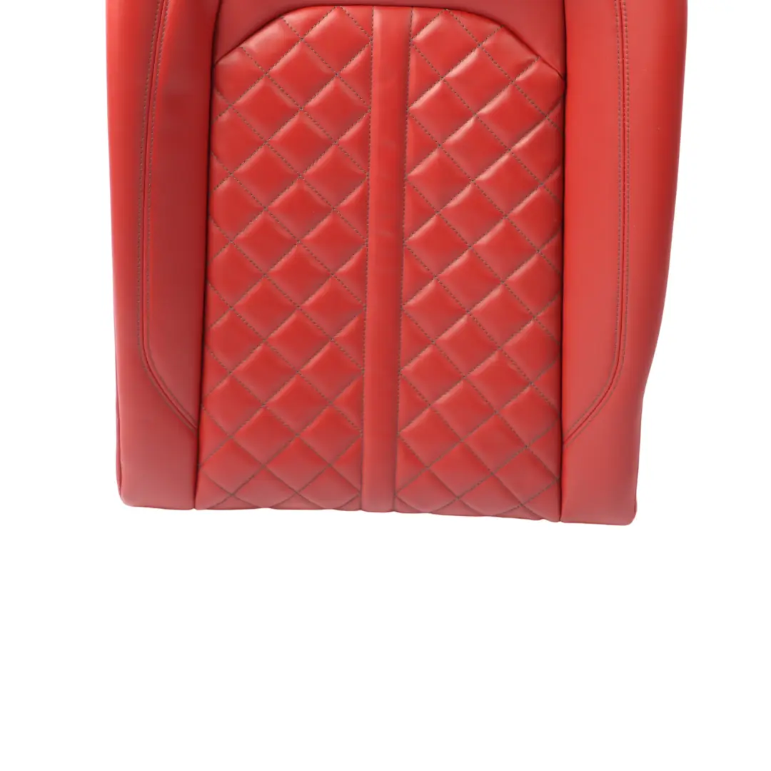 Audi A4 S4 B9 Back Seat Backrest Armrest Rear Left N/S Leather Red - SKU 8W0885805M-1 - Part number 8W0885805M