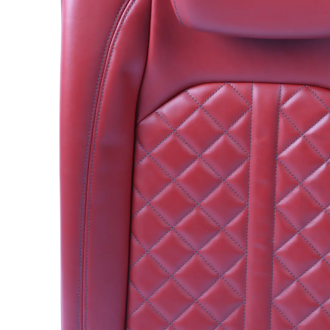 Audi A4 S4 B9 Back Seat Backrest Armrest Rear Left N/S Leather Red - SKU 8W0885805M-1 - Part number 8W0885805M
