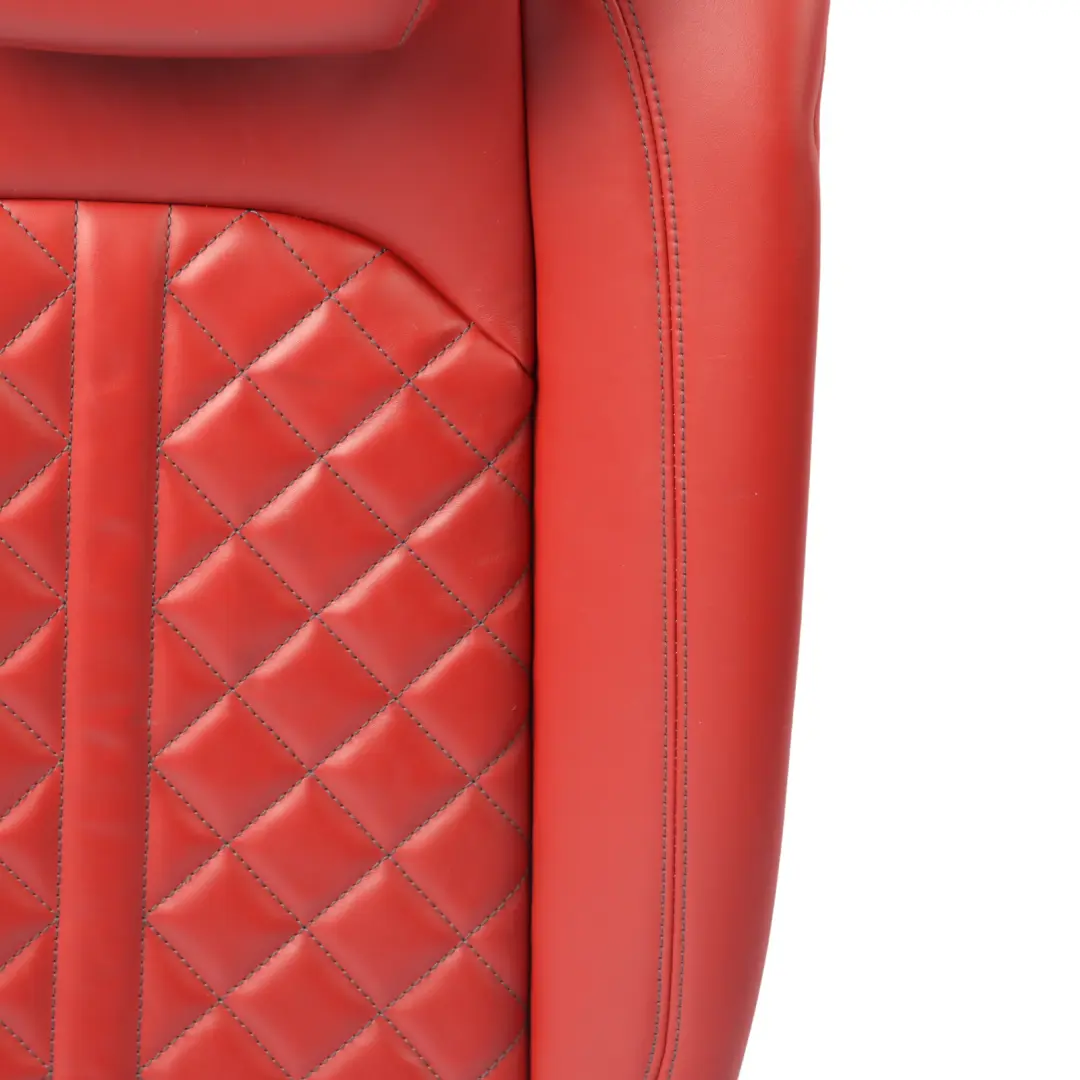 Audi A4 S4 B9 Back Seat Backrest Armrest Rear Left N/S Leather Red - SKU 8W0885805M-1 - Part number 8W0885805M