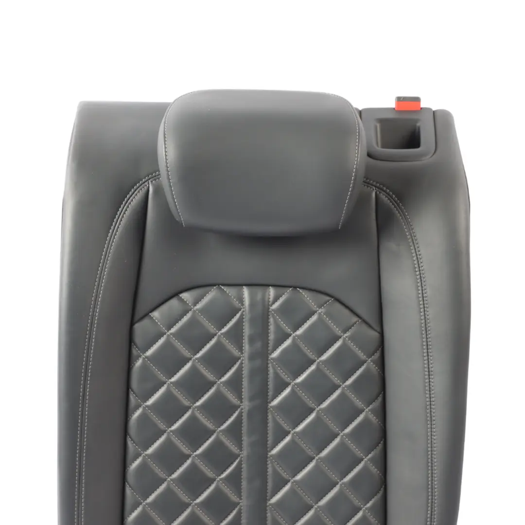 Audi A4 S4 B9 Back Seat Backrest Armrest Rear Left N/S Leather Black - SKU 8W0885805M - Part number 8W0885805M
