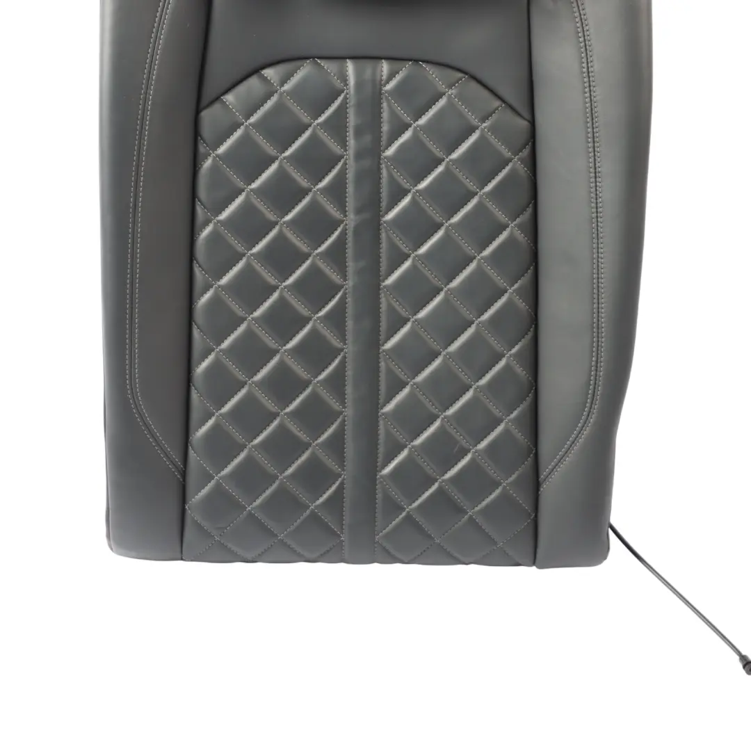 Audi A4 S4 B9 Back Seat Backrest Armrest Rear Left N/S Leather Black - SKU 8W0885805M - Part number 8W0885805M