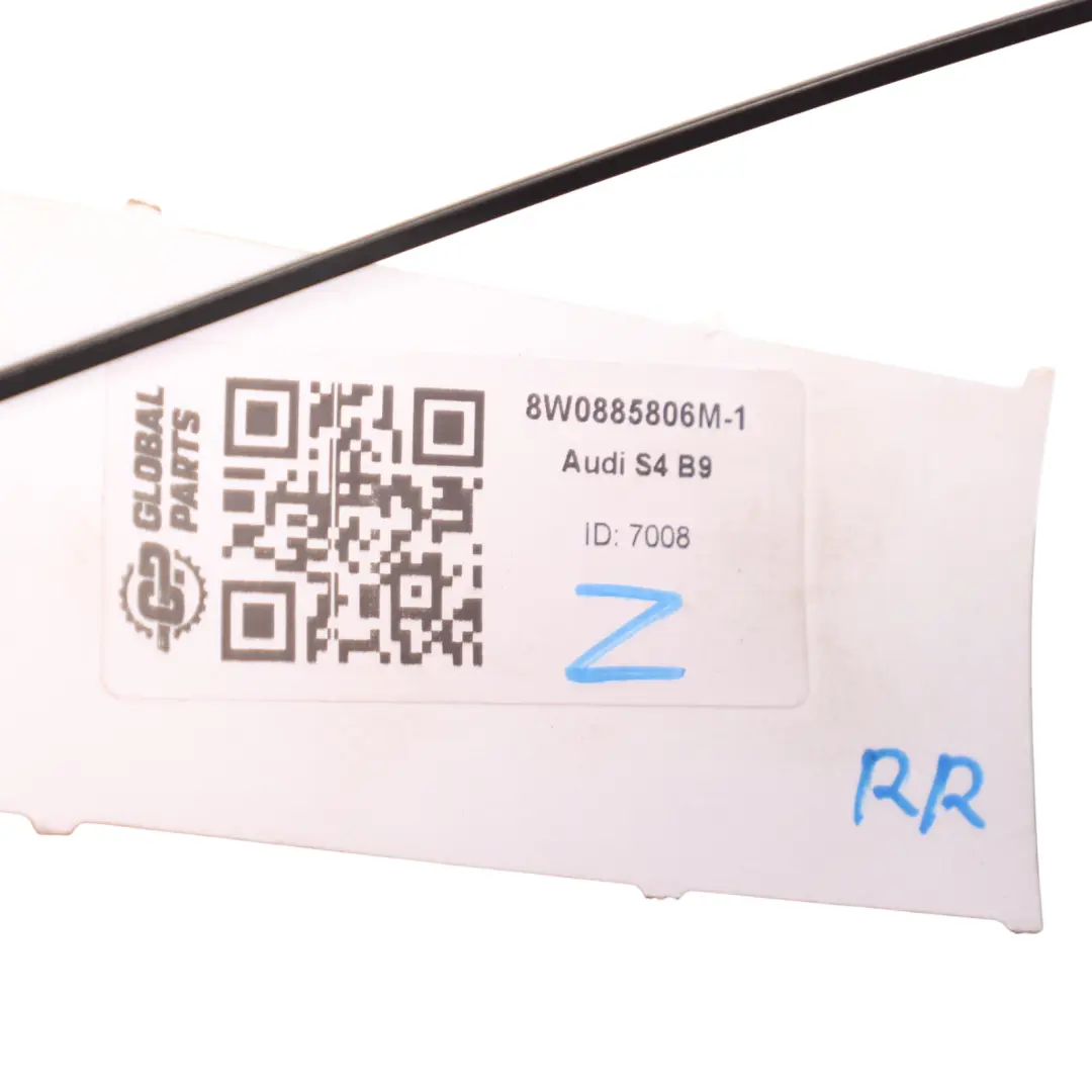 Back Seat Backrest Armrest Rear Right O/S Leather Black to Audi A4 S4 B9 with Part number 8W0885806M Audi A4 S4 B9 Back Seat Backrest Armrest Rear Right O/S Leather Black - SKU 8W0885806M - Part number 8W0885806M