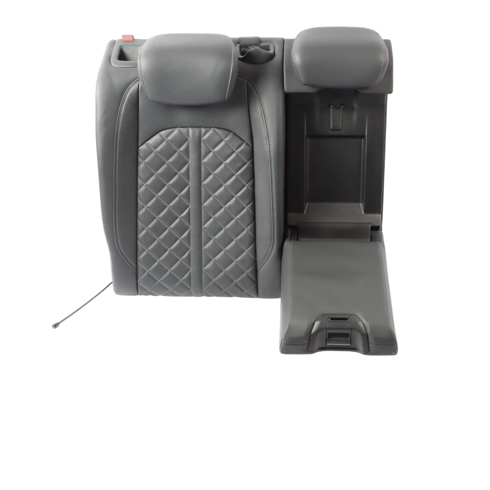 Audi A4 S4 B9 Dossier Siège Arrière Accoudoir Droite Cuir Noir 8W0885806M