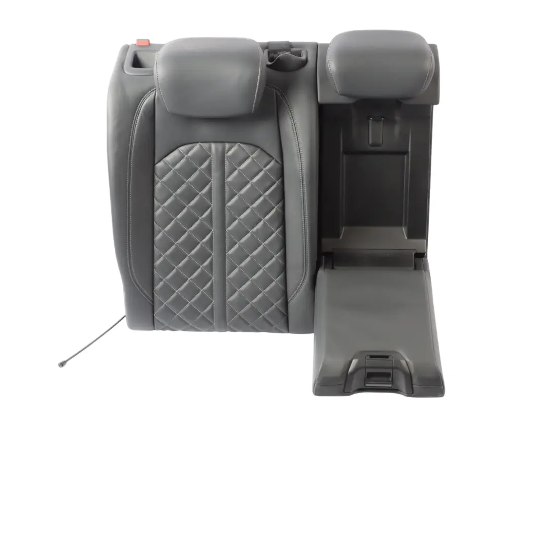 Audi A4 S4 B9 Oparcie Podłokietnik Tylny Prawy Skórzane Czarne - SKU 8W0885806M - Numer Części 8W0885806M