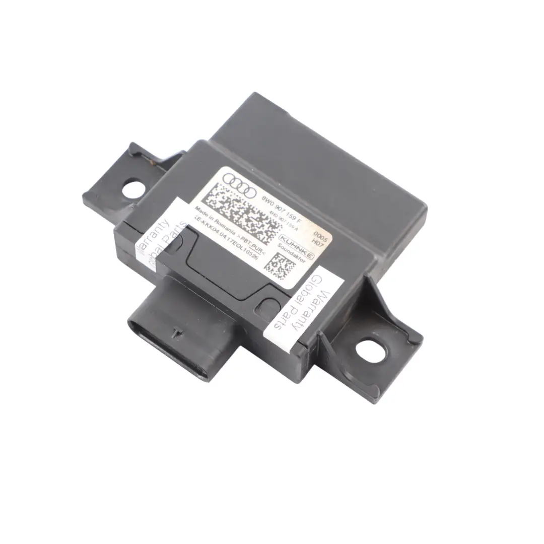 Audi A4 S4 B9 A5 S5 Impact Sound Actuator Control Module - SKU RHD-8W0907159F - Part number 8W0907159F