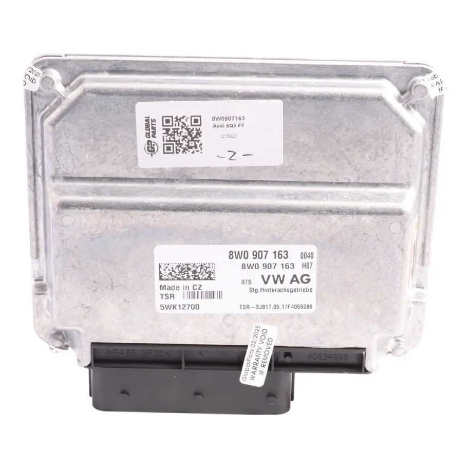 AQ5 FY Rear Differential Control Module Unit QMV to Audi with Part number 8W0907163 Audi AQ5 FY Rear Differential Control Module Unit QMV - SKU 8W0907163 - Part number 8W0907163