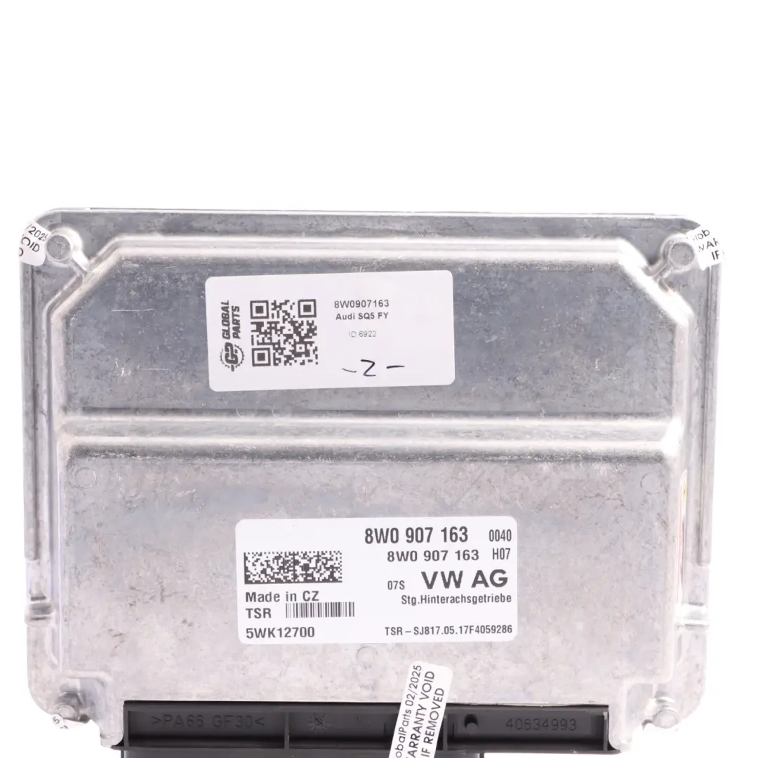 Audi AQ5 FY Rear Differential Control Module Unit QMV - SKU 8W0907163 - Part number 8W0907163