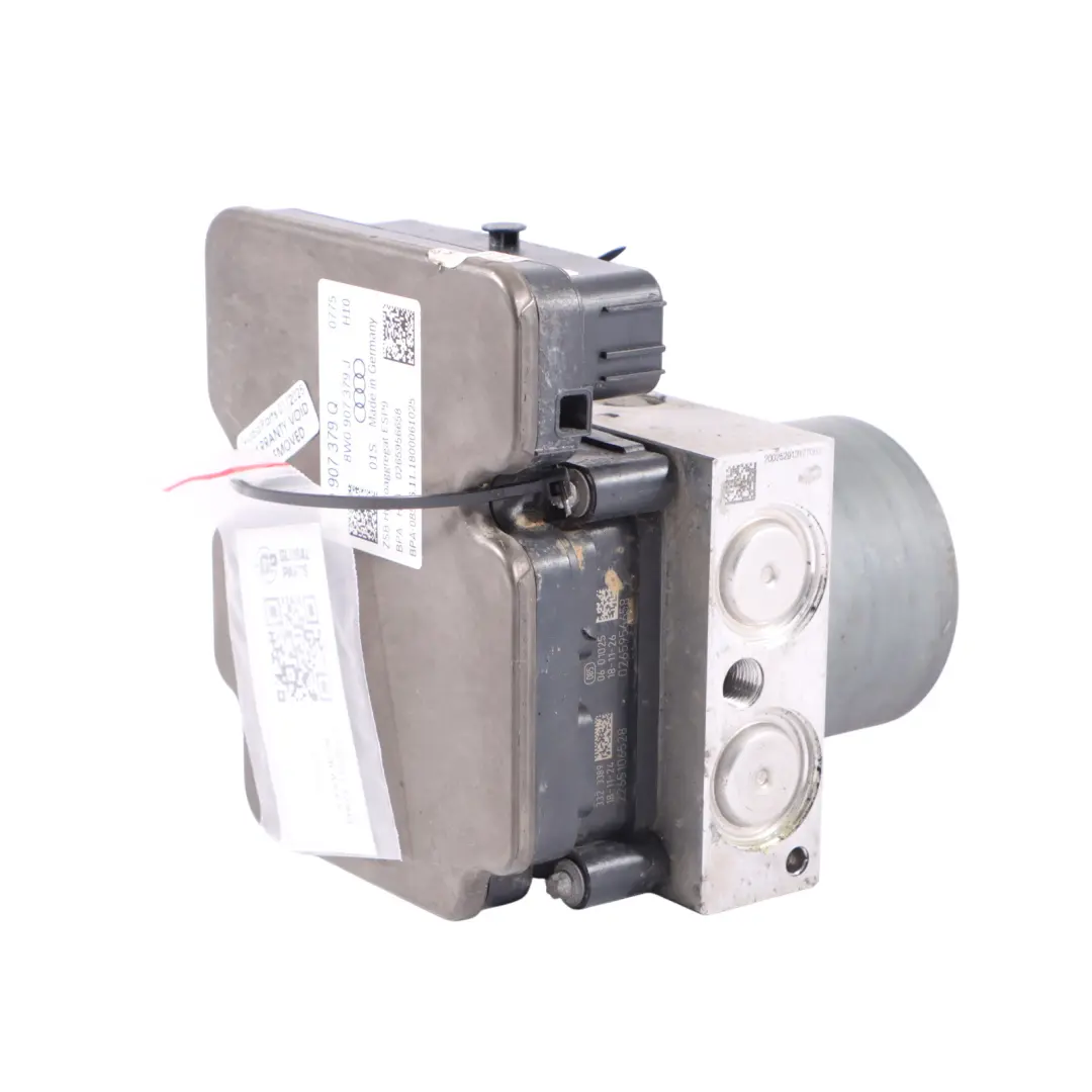 Módulo bomba freno ABS para Unidad control frenado para Audi A5 F5 con número de pieza 8W0907379Q Audi A5 F5 Módulo bomba freno ABS para Unidad control frenado - SKU 8W0907379Q - Número de pieza 8W0907379Q
