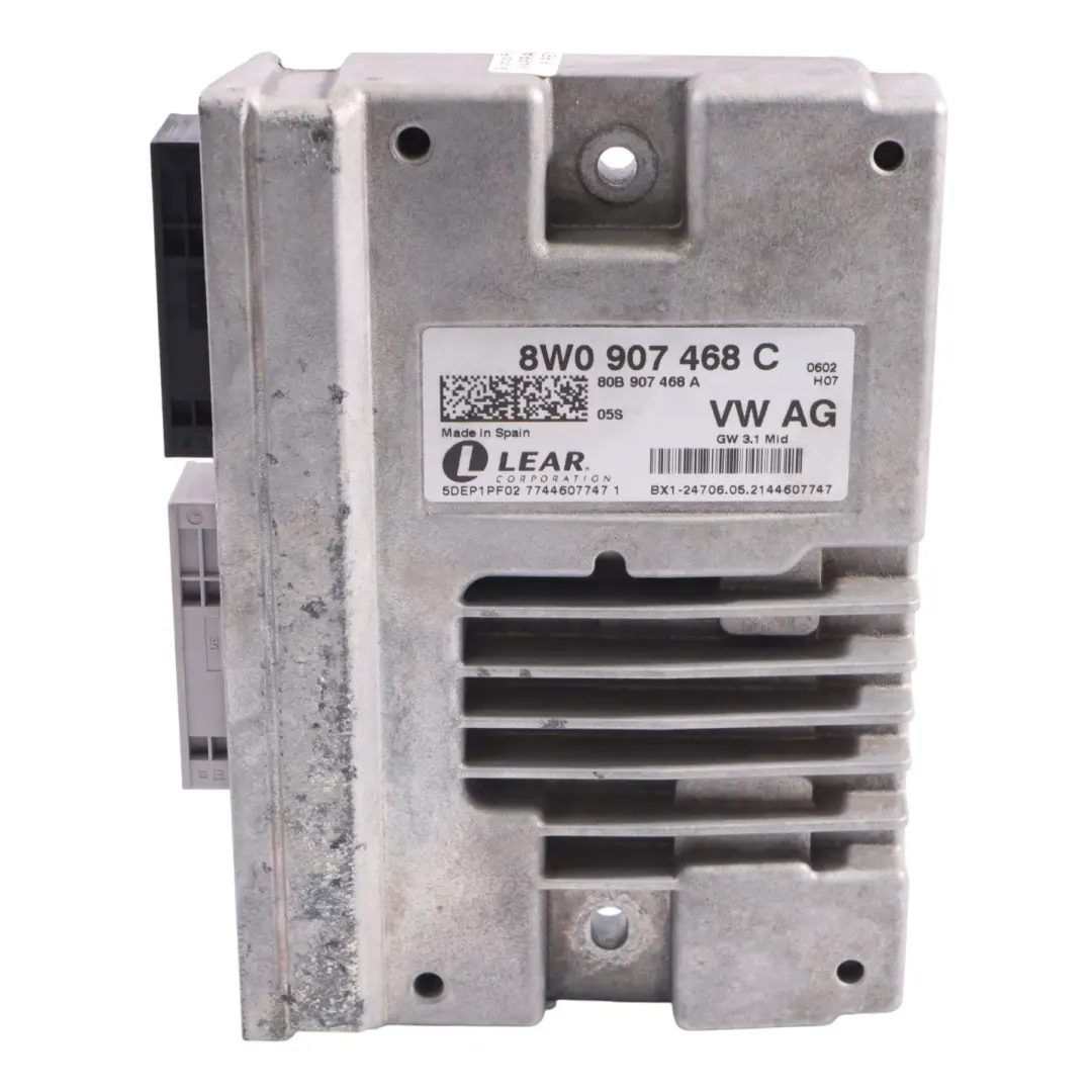 Body Gateway Módulo ECU Unidad De Control para Audi A4 B9 con número de pieza 8W0907468C Audi A4 B9 Body Gateway Módulo ECU Unidad De Control - SKU 8W0907468C - Número de pieza 8W0907468C
