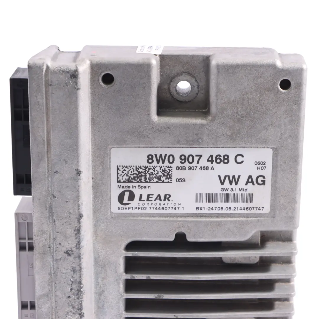 Audi A4 B9 Moduł Bramy Nadwozia ECU Jednostka Sterująca - SKU 8W0907468C - Numer Części 8W0907468C