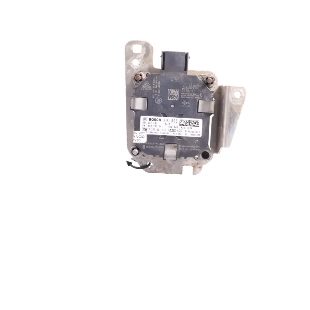 Distronic Radar Sensor Control Unit Module Left N/S 80A907541 to Audi SQ5 FY with Part number 8W0907541 Audi SQ5 FY Distronic Radar Sensor Control Unit Module Left N/S 80A907541 - SKU 8W0907541 - Part number 8W0907541