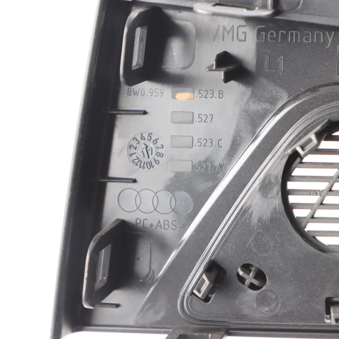 Audi A4 S4 B9 Osłona Wewnętrznego Uchwytu Drzwi Tylna Lewa - SKU 8W0959523B - Numer Części 8W0959523B