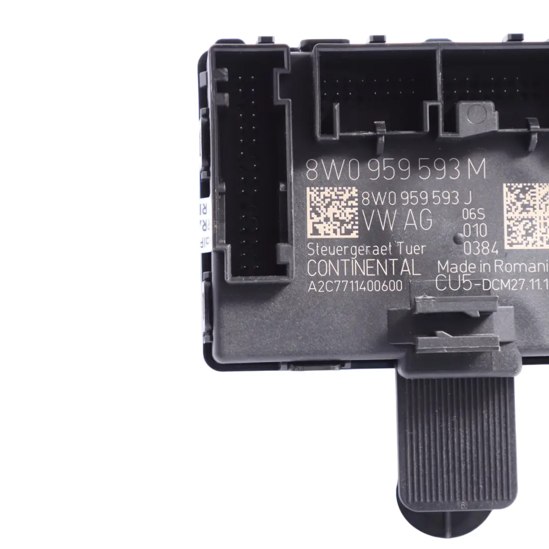 Vordertür Modul Steuergerät ECU Fahrerseite für Audi A4 B9 A5 F5 mit Teilenummer 8W0959593M Audi A4 B9 A5 F5 Vordertür Modul Steuergerät ECU Fahrerseite - SKU 8W0959593M - Teilenummer 8W0959593M