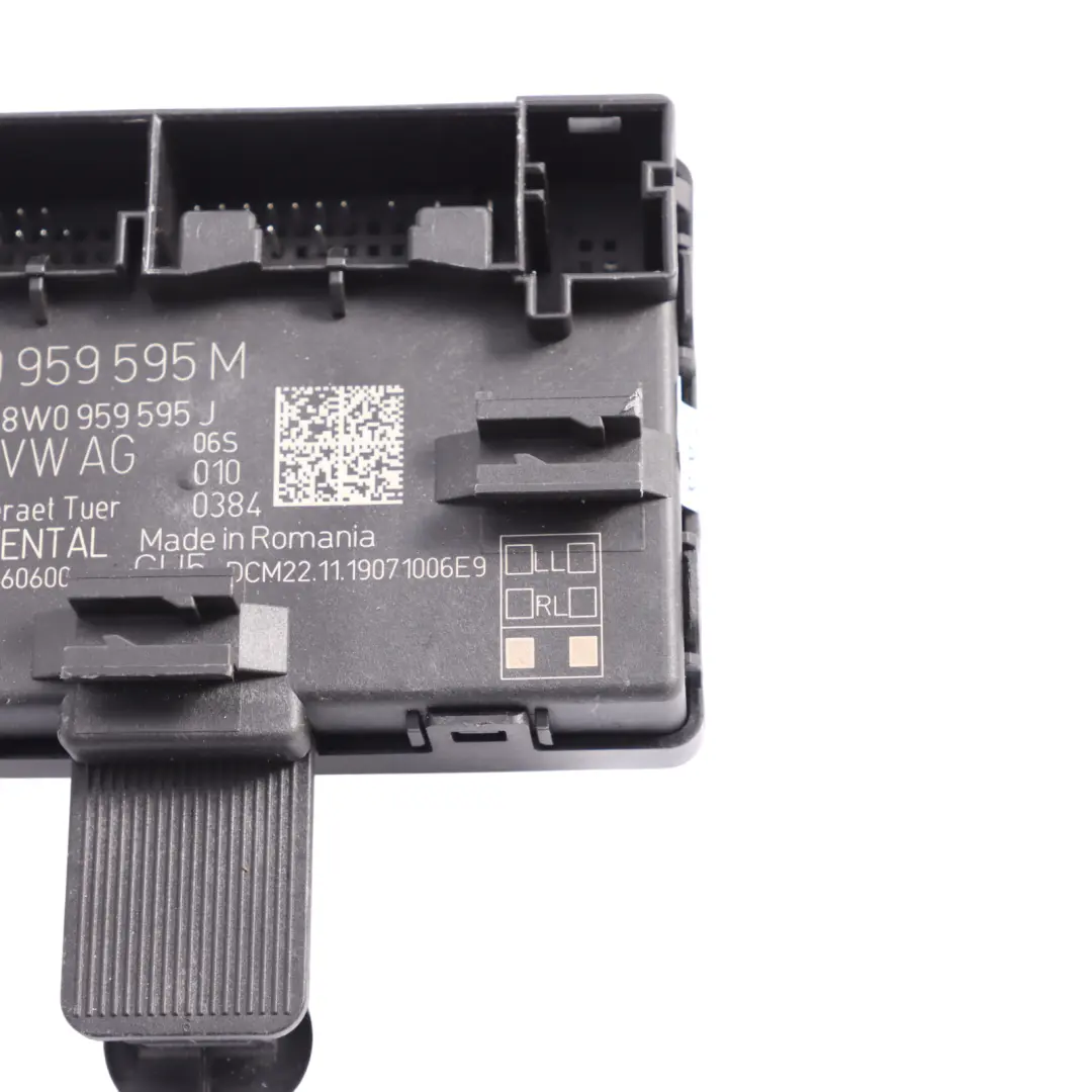Audi A4 B9 A5 F5 Door Module Rear Right Left N/O/S Control Unit - SKU 8W0959595M - Part number 8W0959595M
