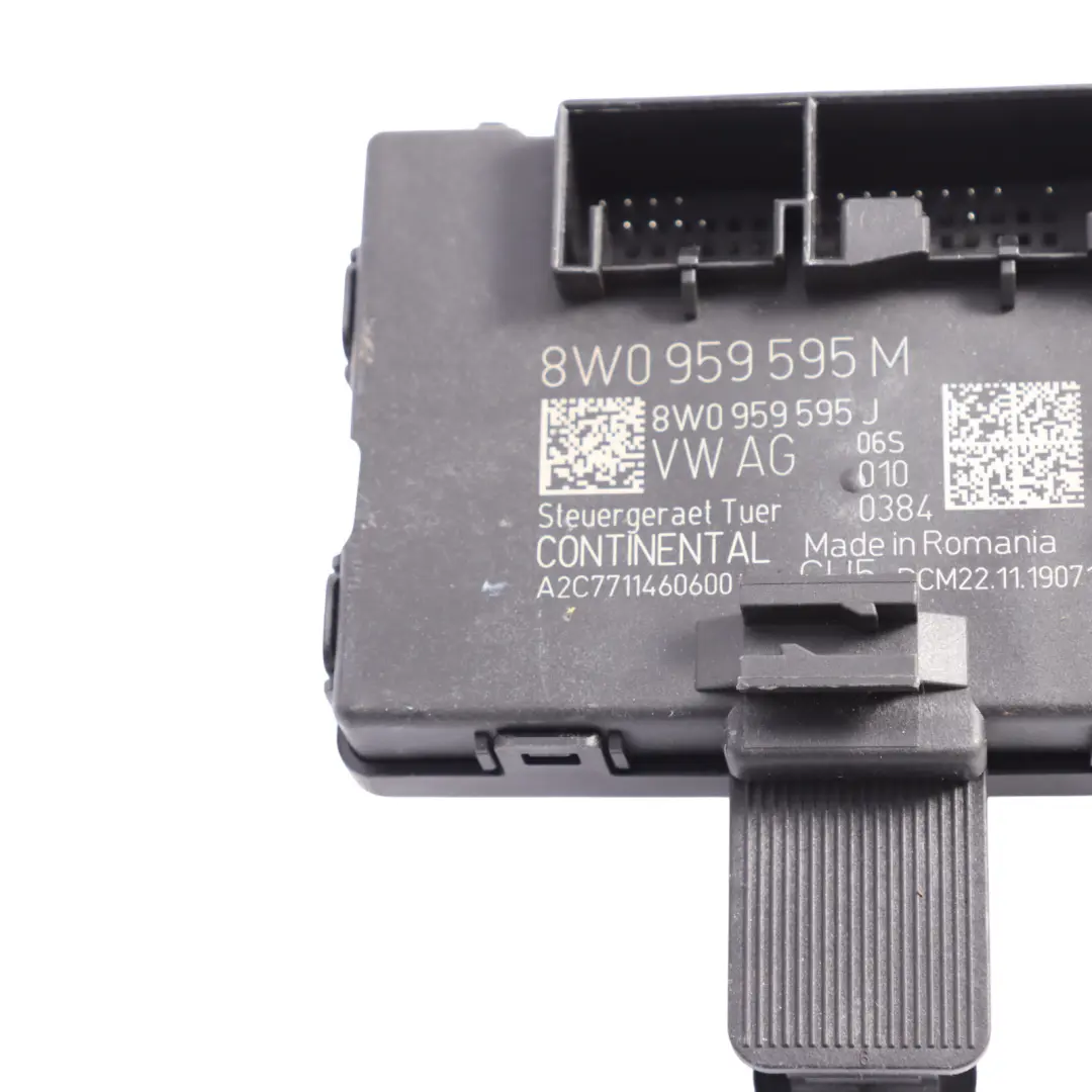 Audi A4 B9 A5 F5 Door Module Rear Right Left N/O/S Control Unit - SKU 8W0959595M - Part number 8W0959595M