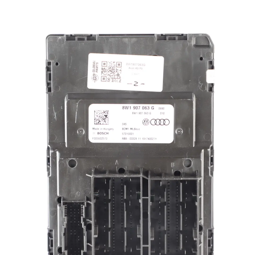 Body Control Audi A4 B9 A5 F5 Comfort Unit Module BCM Unit ECU to with Part number 8W1907063G Body Control Audi A4 B9 A5 F5 Comfort Unit Module BCM Unit ECU - SKU 8W1907063G - Part number 8W1907063G