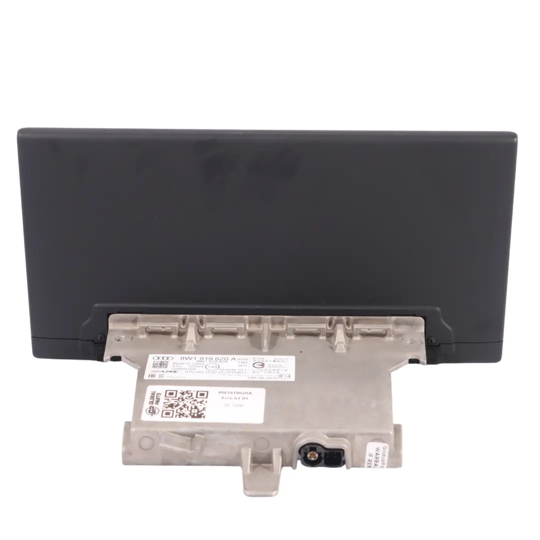 Multifunction Media Display Screen Sat Nav Touch Screen Audi A4 B9 - SKU 8W1919620A - Part number 8W1919620A