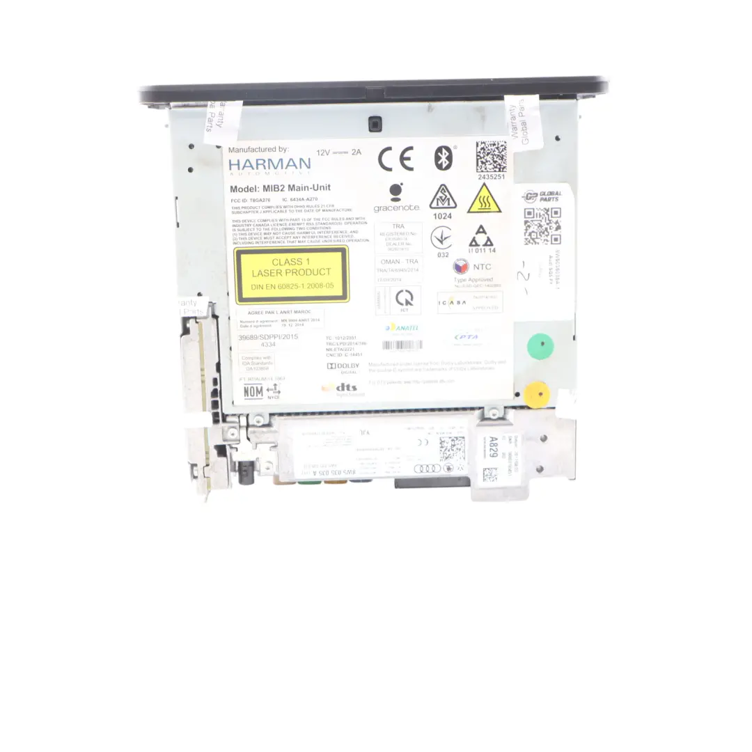  MMI Multimedia Audi A4 B9 A5 F5 Q5 FY Navigation Control Head Unit - SKU 8W5035035A-1 - Part number 8W5035035A