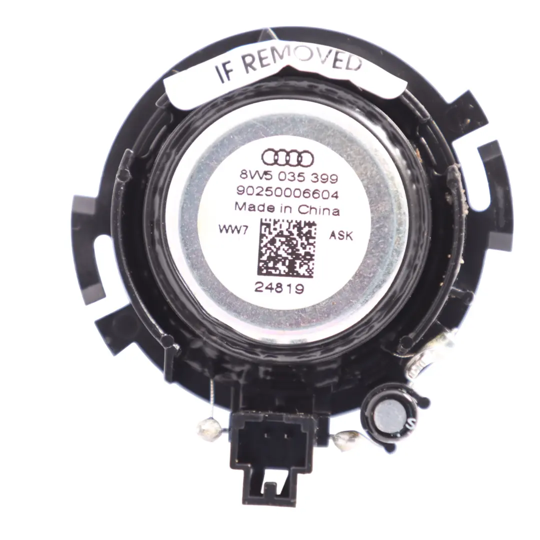 Door Loud Speaker Tweeter Rear Left Right N/O/S to Audi A4 B9 with Part number 8W5035399 Audi A4 B9 Door Loud Speaker Tweeter Rear Left Right N/O/S - SKU 8W5035399 - Part number 8W5035399