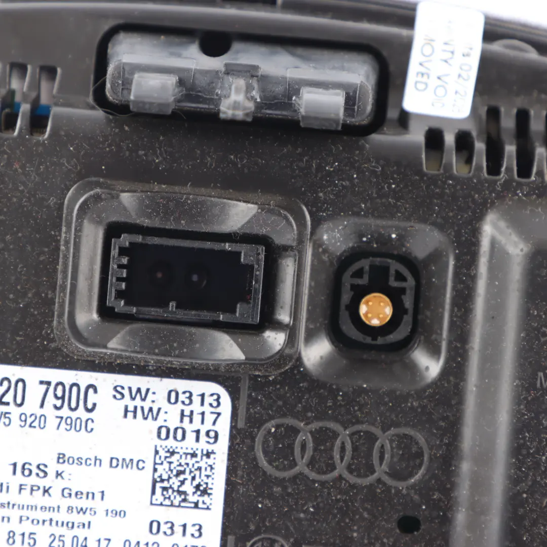 Instrument Cluster Clocks Speedometer Automatic to Audi S4 B9 Petrol with Part number 8W5920790C Audi S4 B9 Petrol Instrument Cluster Clocks Speedometer Automatic - SKU 8W5920790C - Part number 8W5920790C