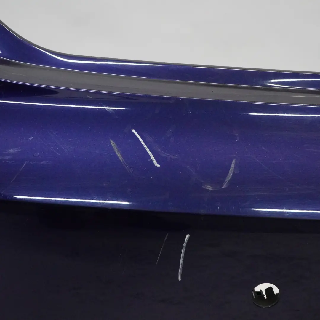 Audi A5 F5 Rear Bumper S-Line Trim Panel Covering Navarra Blue Metallic - H5X - SKU 8W6807067AF-NAB - Part number 8W6807067AF