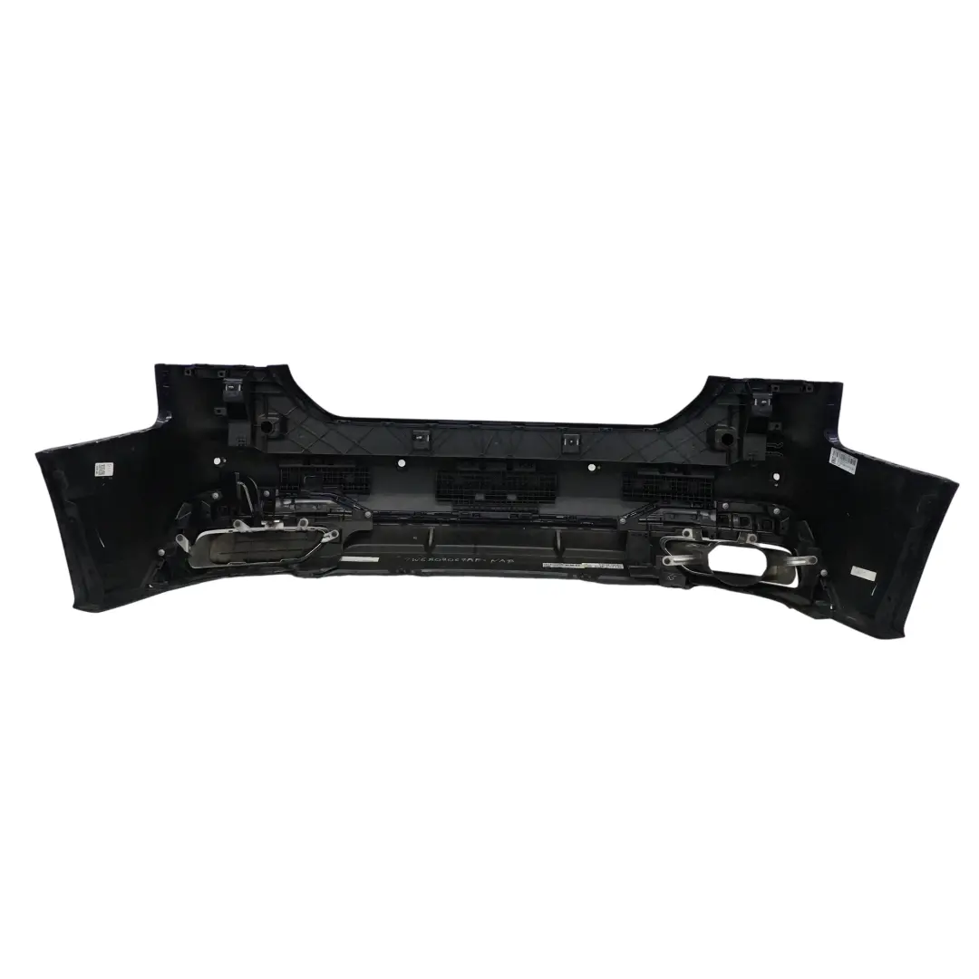 Bumper S-Line Trim Panel Covering Navarra Blue Metallic - X5H to Audi A5 F5 Rear with Part number 8W6807067AF Audi A5 F5 Rear Bumper S-Line Trim Panel Covering Navarra Blue Metallic - X5H - SKU 8W6807067AF-NAB - Part number 8W6807067AF