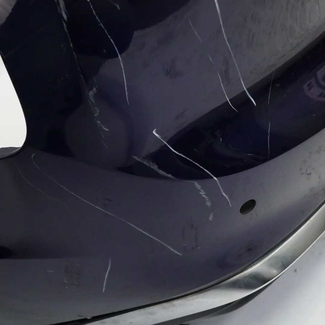 Bumper S-Line Trim Panel Covering Navarra Blue Metallic - X5H to Audi A5 F5 Rear with Part number 8W6807067AF Audi A5 F5 Rear Bumper S-Line Trim Panel Covering Navarra Blue Metallic - X5H - SKU 8W6807067AF-NAB - Part number 8W6807067AF